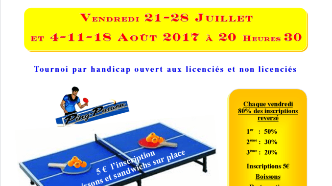Affiche tournoi d'été 2017 St Paul Cap de Joux A4