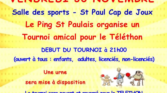 Affiche Téléthon couleur 2018