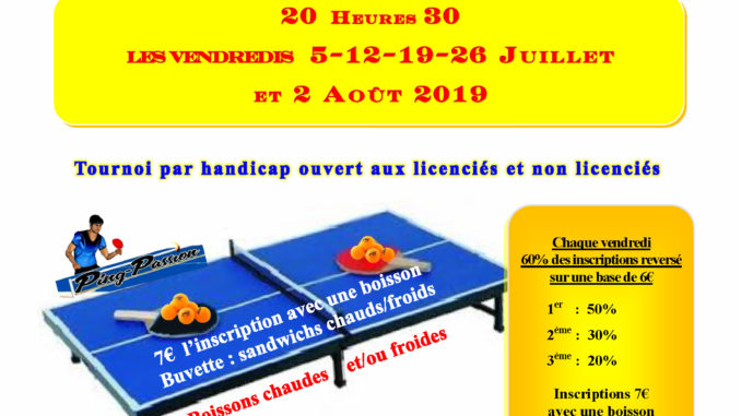 Affiche tournoi d'été 2019 St Paul Cap de Joux A4