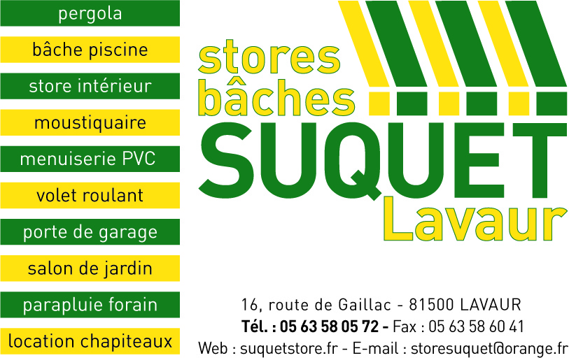 Stores bâches SUQUET Lavaur